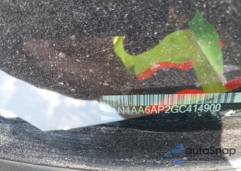 2016 Nissan Maxima 3.5 Platinum z USA, uszkodzony, nr VIN 1N4AA6AP2GC414900